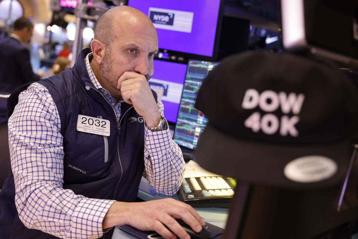 US futures rise after Dow closes above 40,000 for first time