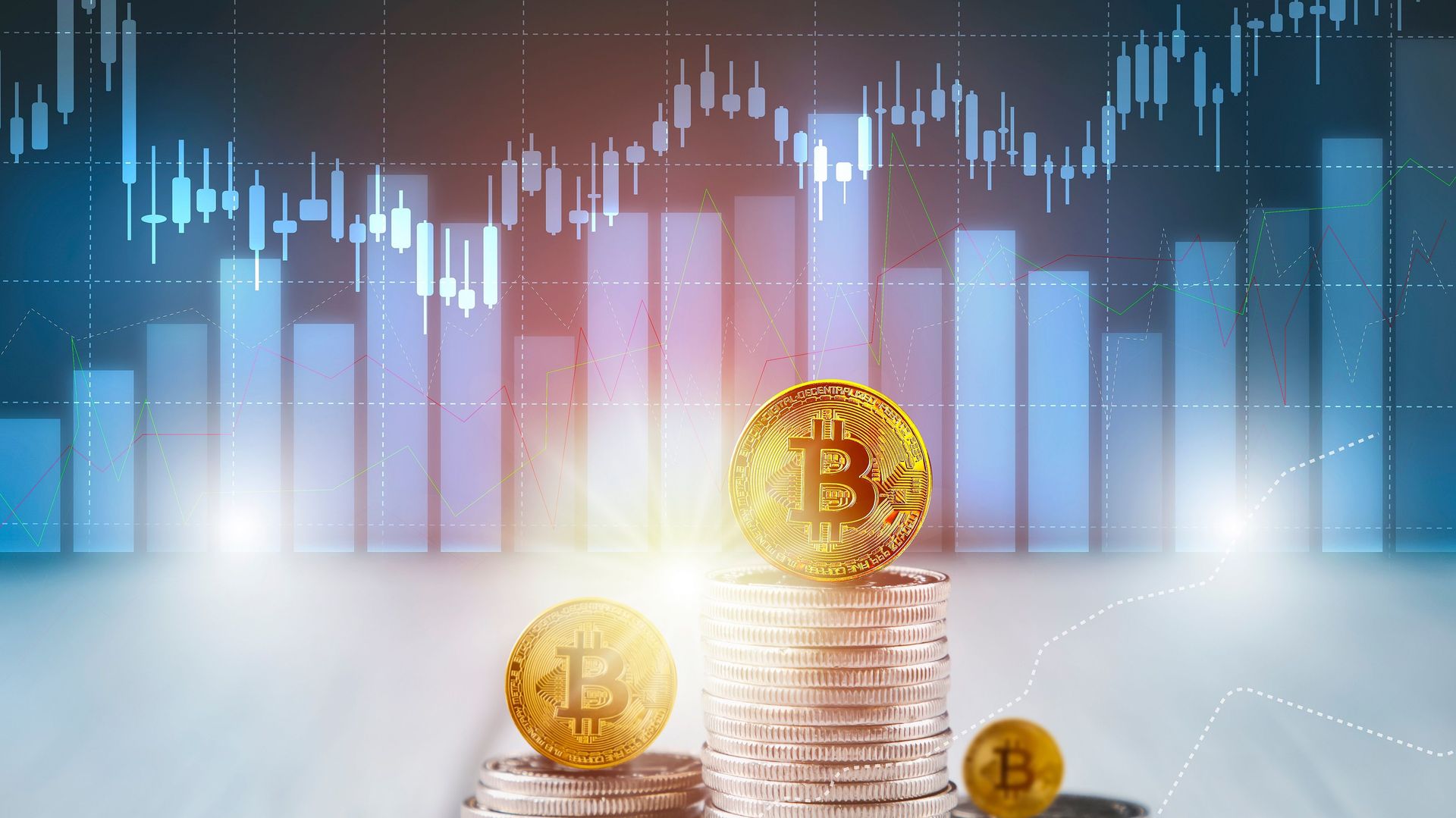 Cryptos benefit from positive political developments, downtrend in stocks intensifies