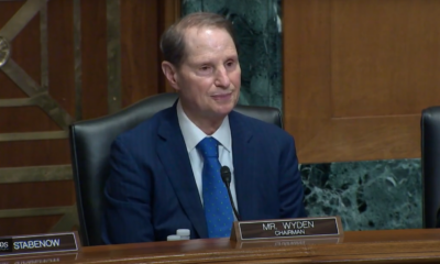 U.S. Sen. Ron Wyden, D-Oregon, speaks on Thursday, May 16, 2024, at a Senate Finance Committee hearing on rural health care. (Screenshot)