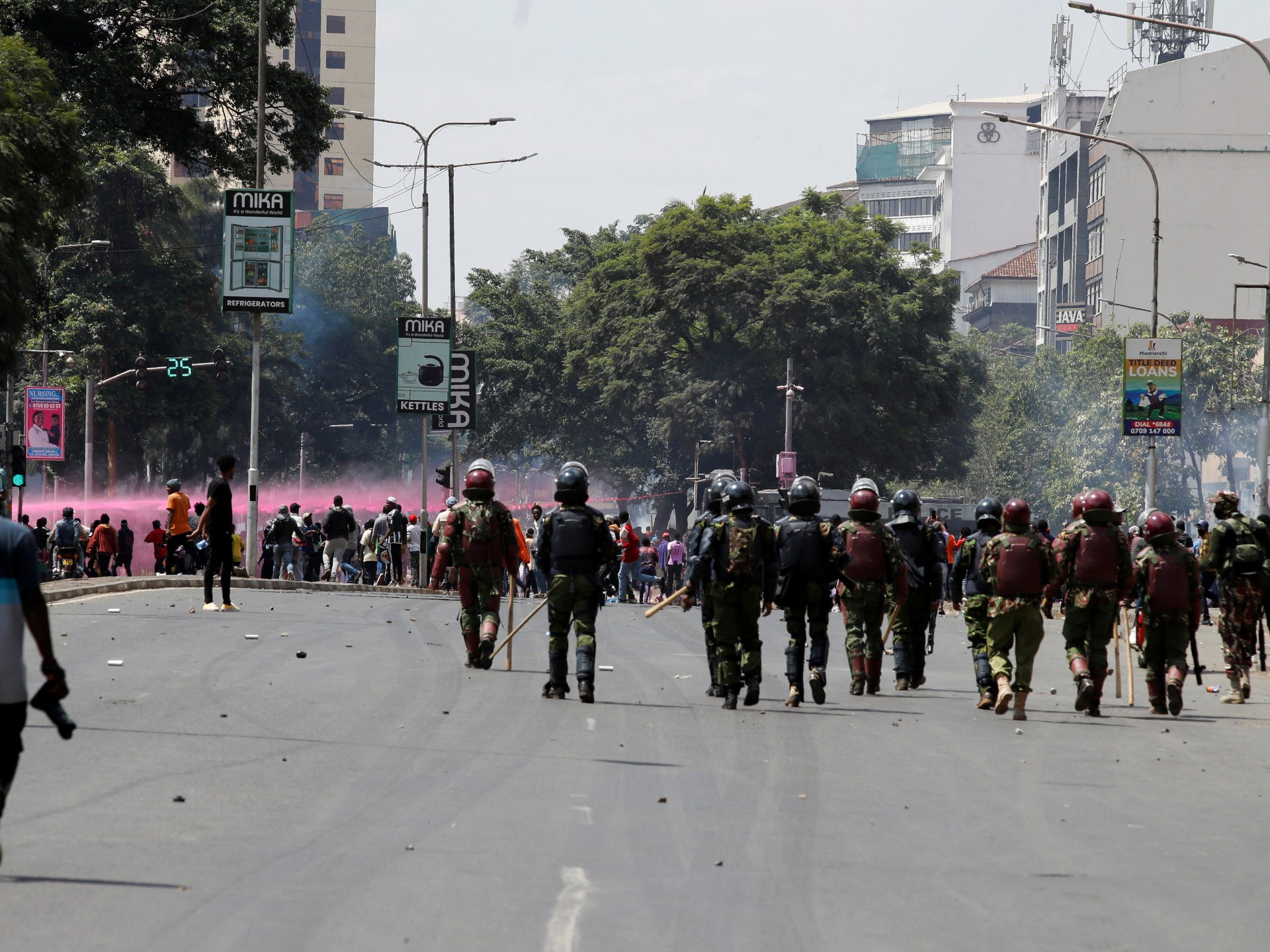 Kenya protests live: police fire on anti-tax demonstrations, protesters are killed |  News