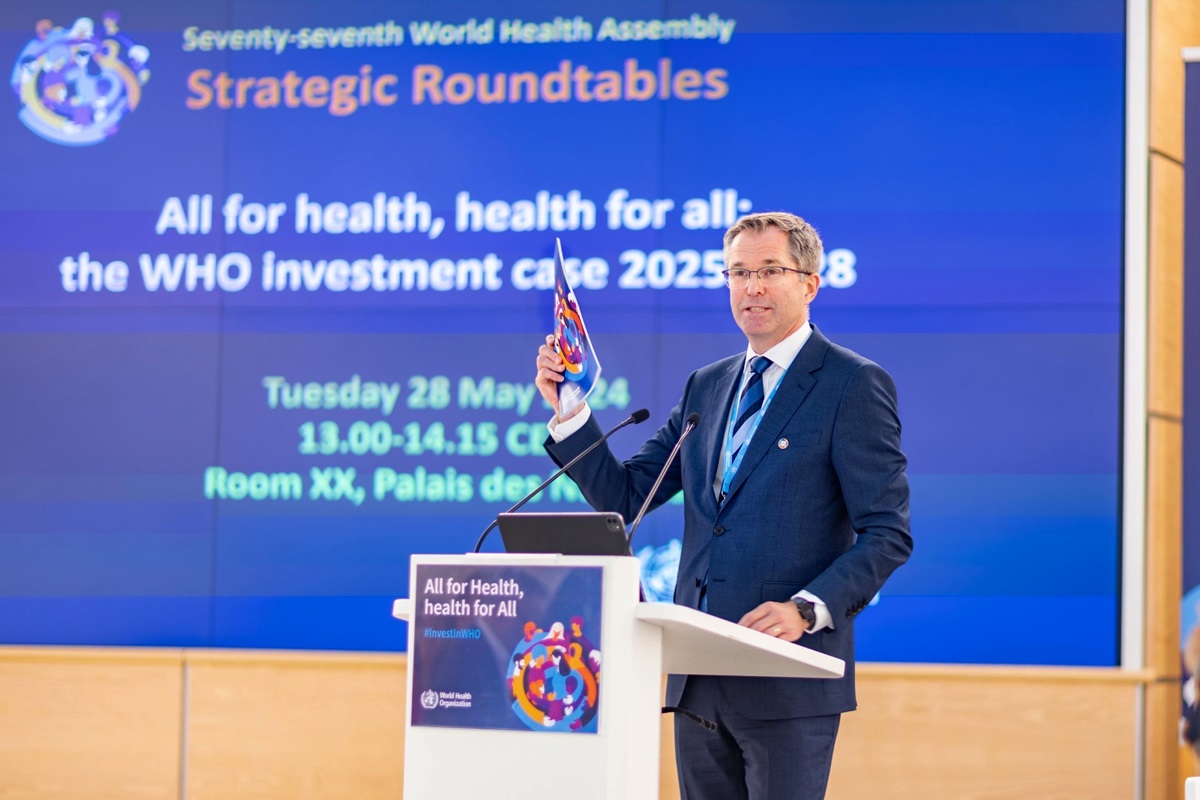 Launch of WHO investment case draws expressions of support and pledges to sustainably finance four-year strategy