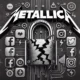 Metallica logo with a broken padlock, depicting a hacked social media account