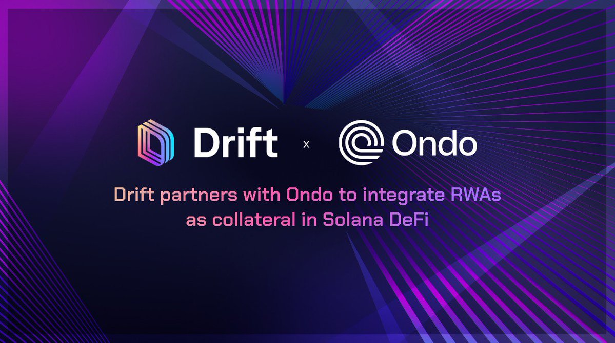 Ondo Finance & Drift Protocol partner to integrate USDY