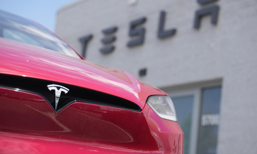 Tesla shares surge again, extending monster 40% rally over the past month