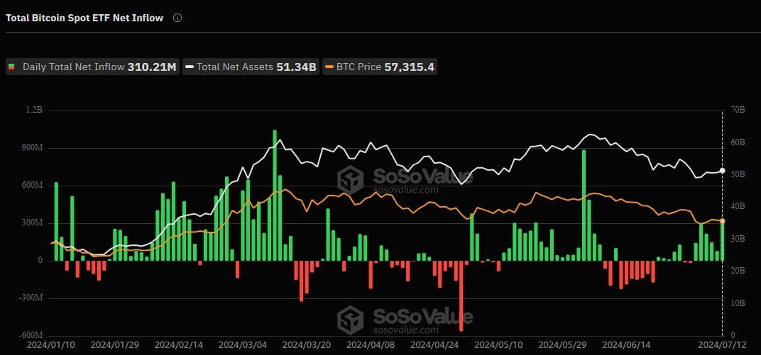 Bitcoin Spot ETF Inflows