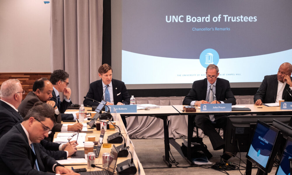 UNC settles complaint over open meetings tied to board discussions on sports finances