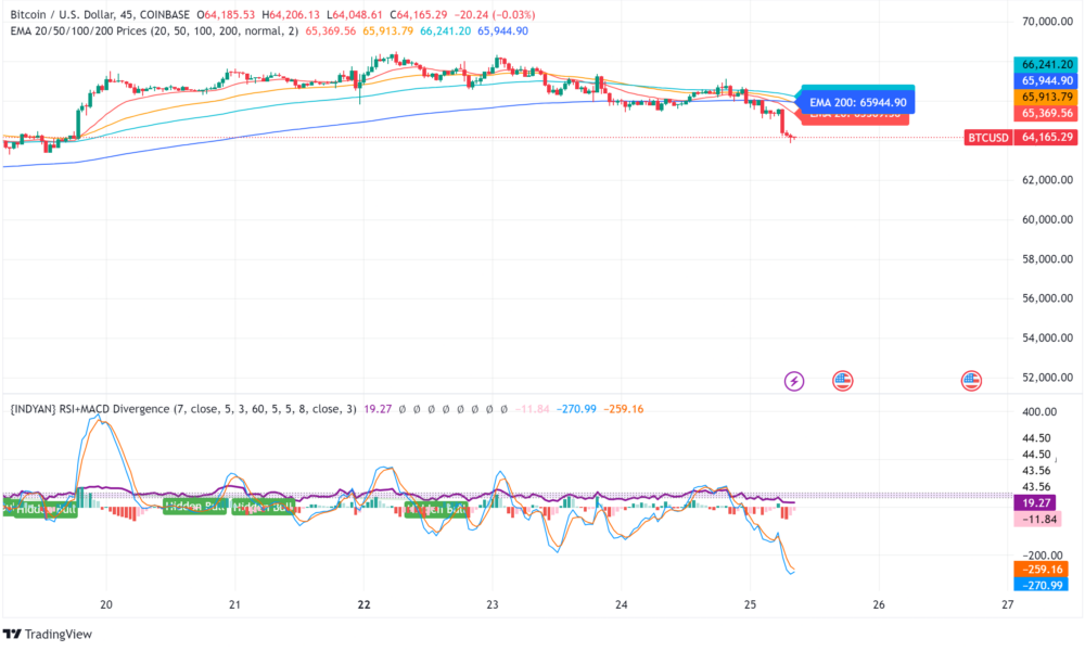 Bitcoin Tumbles as Crypto Market Sell-Off Mirrors Tech Stock Slide