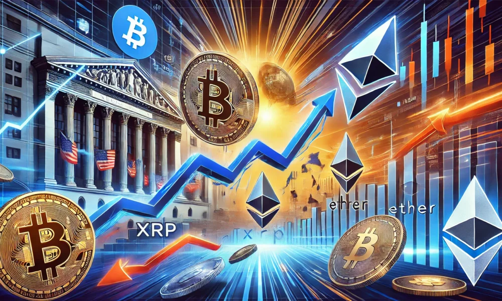 Bitcoin, XRP Resilient Amid Tech Stock Plunge; Ether Slips After ETF Launch