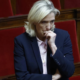 Marine Le Pen attends a debate on France’s sovereignty, nationality, immigration and asylum called by the right-wing party Les Republicans at the National Assembly in Paris, on December 7, 2023. (AFP)