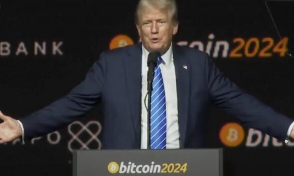 Trump's Bitcoin 2024 Speech Triggers $24 Million in Long Liquidations Amid Market Volatility